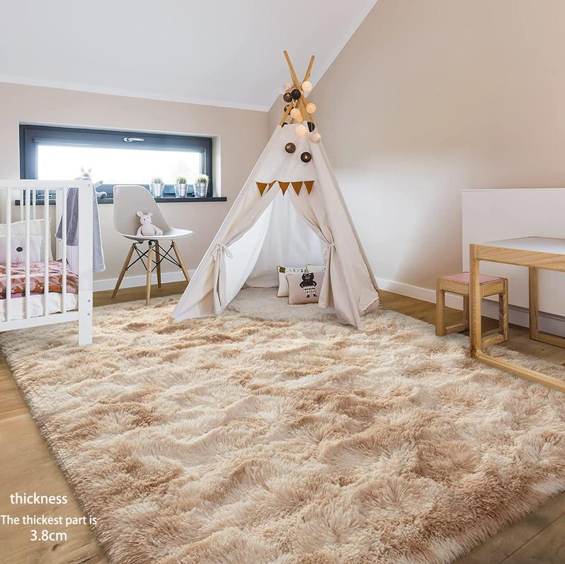 Plush Floor Mat  Decorative Area Rug